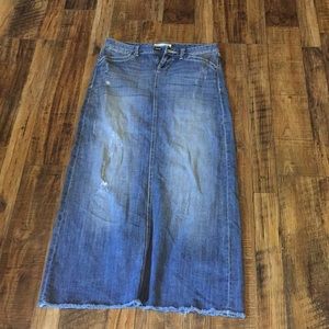 Blue jean skirt